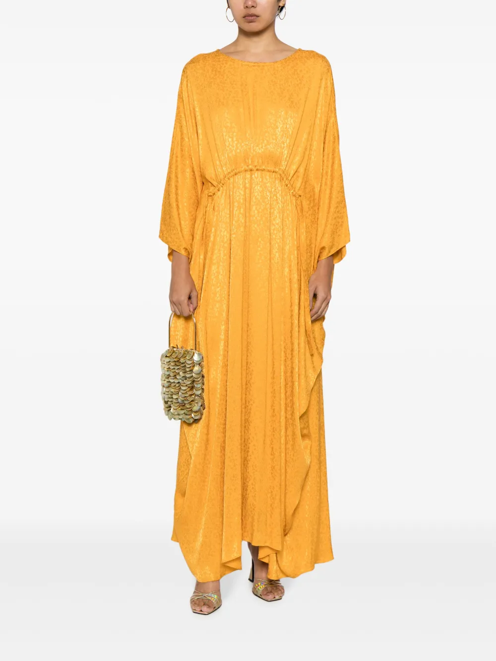 Bambah Gedrapeerde tuniek - Oranje