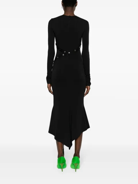 The Attico asymmetric convertible midi dress 241WCM99A014 - 3