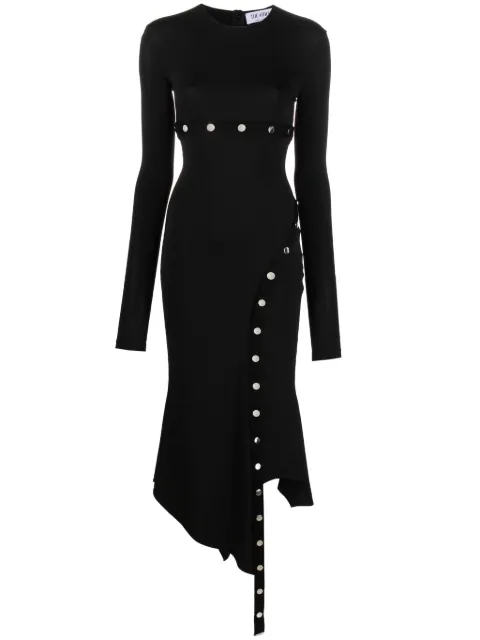 The Attico asymmetric convertible midi dress 241WCM99A014 - 0