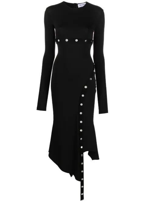Robe asymétrique à détails de clous - The Attico - Modalova