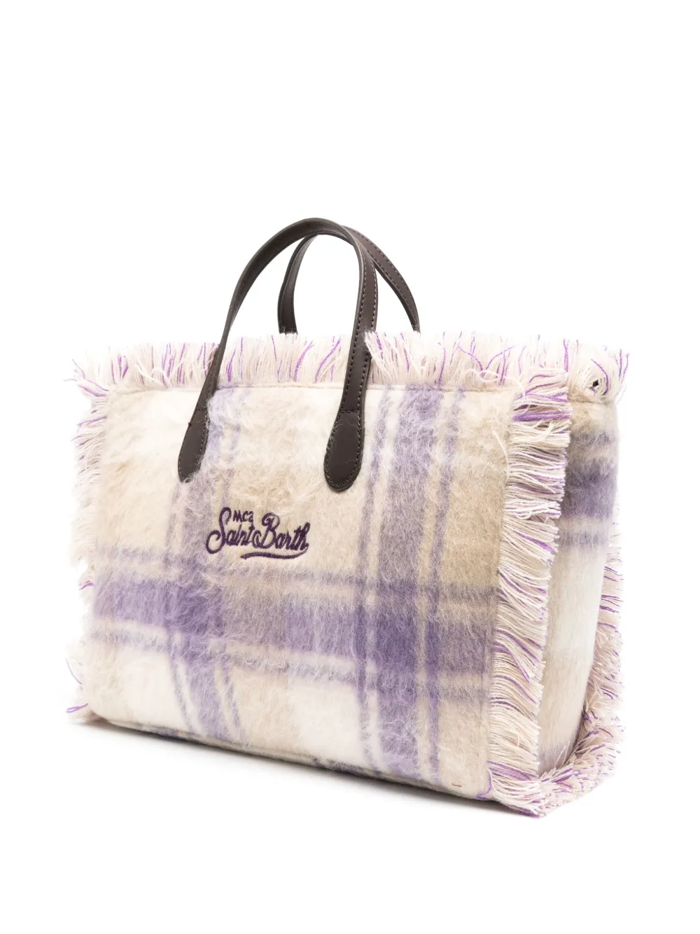 MC2 Saint Barth Colette logo-embroidered tote bag - Paars