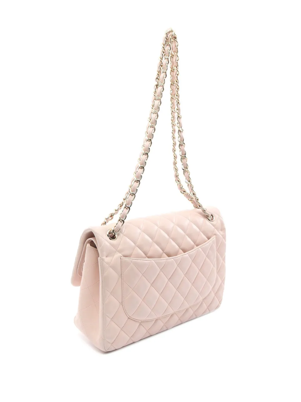 CHANEL Pre-Owned 2012-2013 large Double Flap shoulder bag - Roze