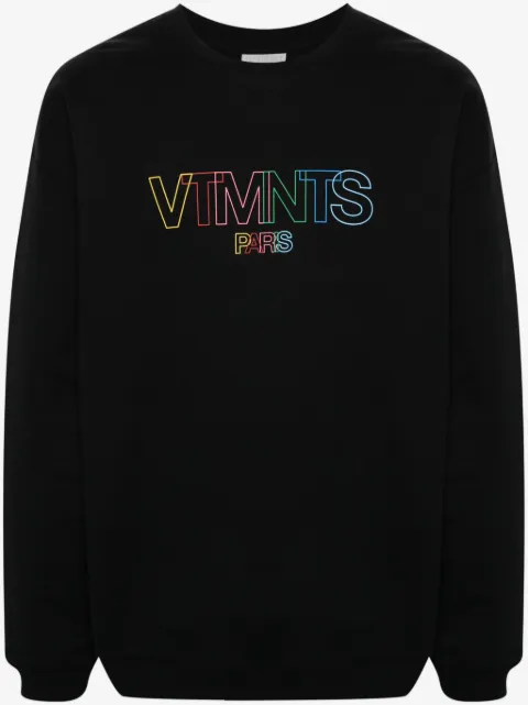 VTMNTS logo-print crew-neck sweatshirt