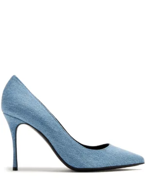 Sergio rossi silver pumps on sale