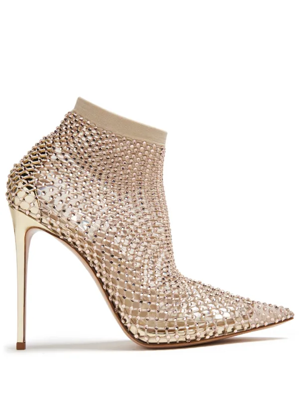 Le Silla Gilda 120mm Leather Boots Farfetch