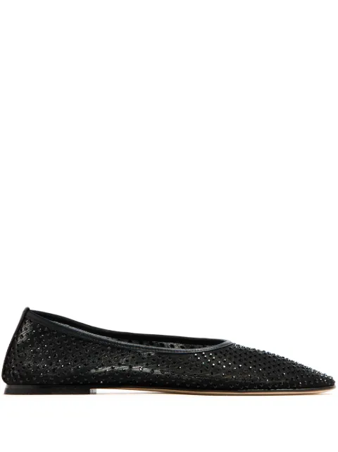 Dear Frances Balla crystal ballerina shoes