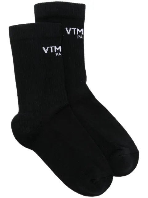 VTMNTS intarsia-knit logo socks