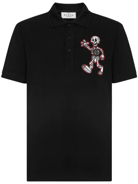 Philipp Plein Skully Gang cotton polo shirt