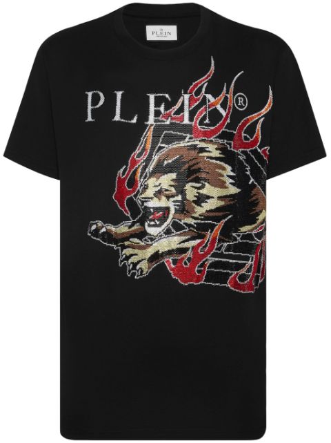 Philipp Plein rhinestone-embellished cotton T-shirt Men