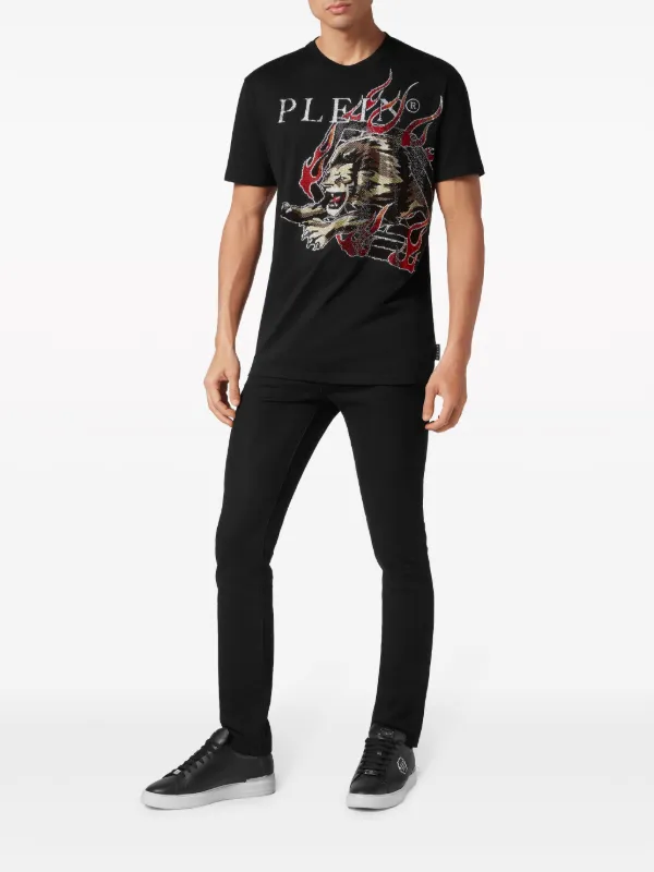 フィリッププレイン ラインストーンベア 半袖Tシャツ 3XLサイズ