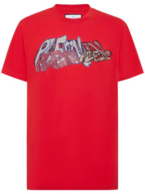 Philipp Plein Bombing Graffiti-print cotton T-shirt Men