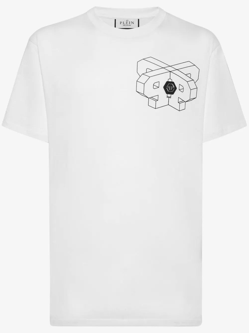 Philipp Plein Wire Frame cotton T-shirt | White | Image 1