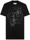 Philipp Plein Smile rhinestone-embellished T-shirt - Black
