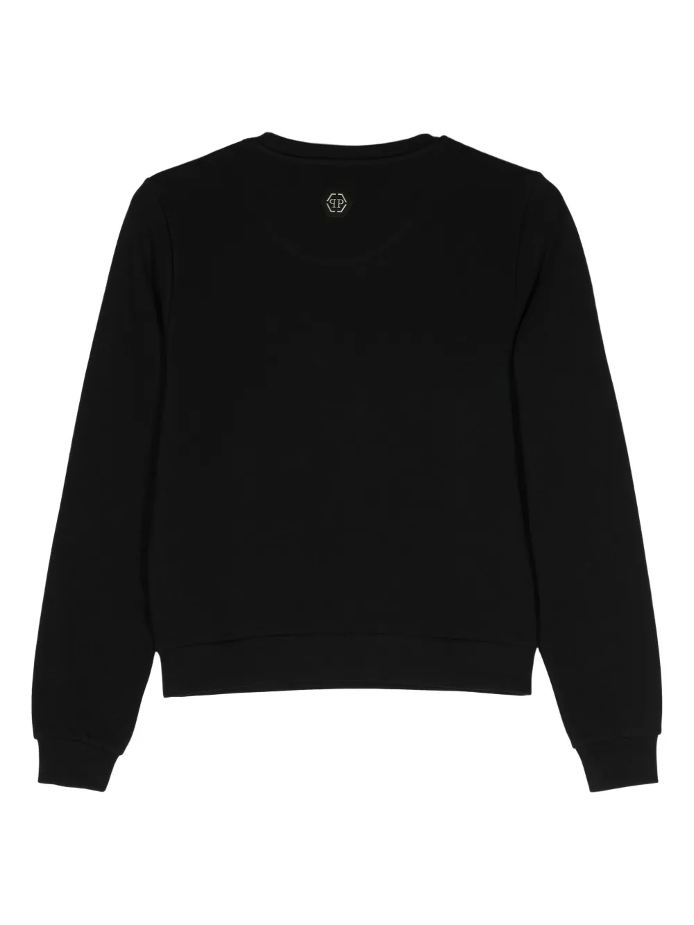 PHILIPP PLEIN RHINESTONE-EMEBLLISHED JERSEY SWEATSHIRT 