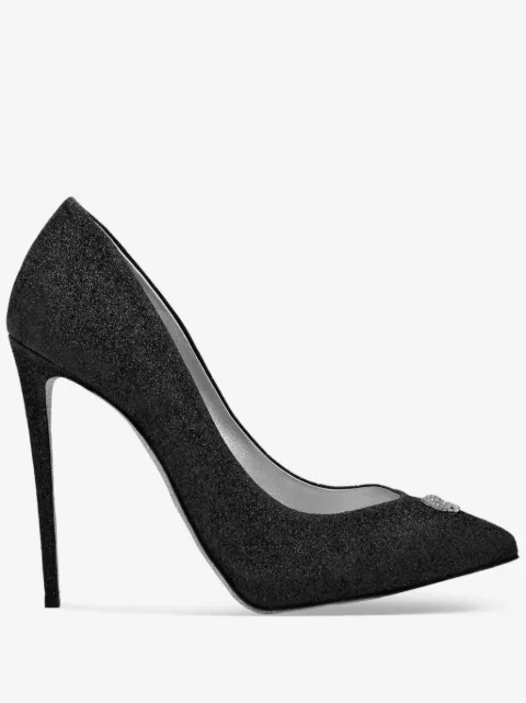 Philipp Plein glitter-detailed stiletto pumps