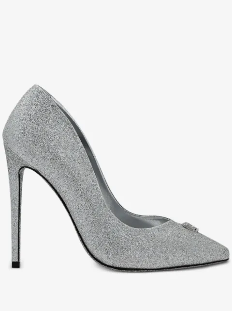 Philipp Plein glittriga pumps 120 mm