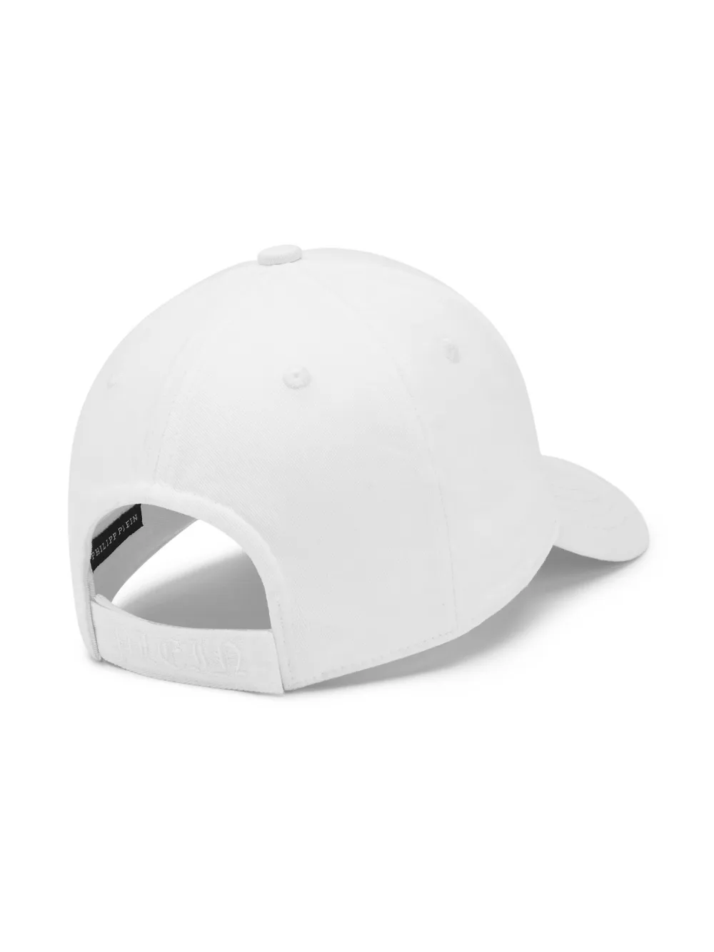 Shop Philipp Plein Logo-embroidered Baseball Cap In White