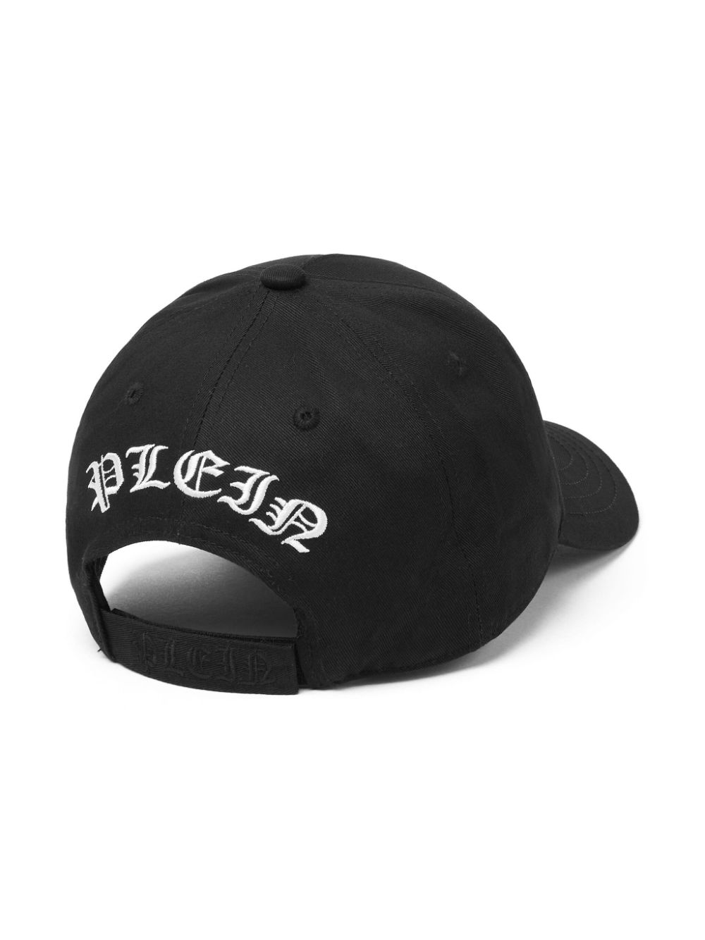 Shop Philipp Plein Logo-embroidered Cap In Black