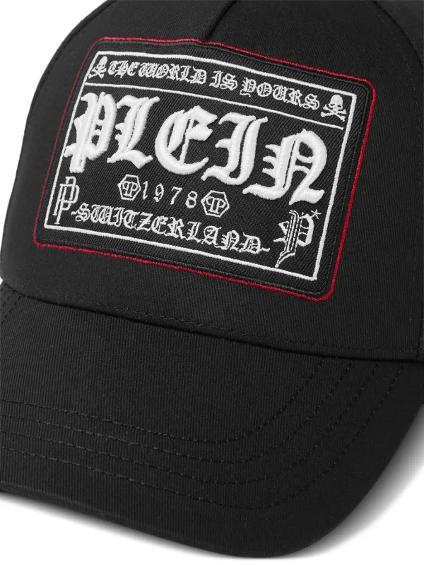 Philipp Plein ロゴ キャップ | ブラック | FARFETCH JP