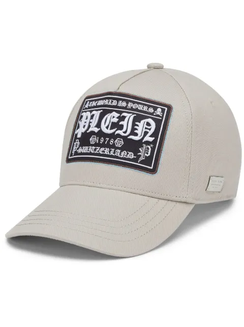 Philipp Plein logo-embroidered baseball cap