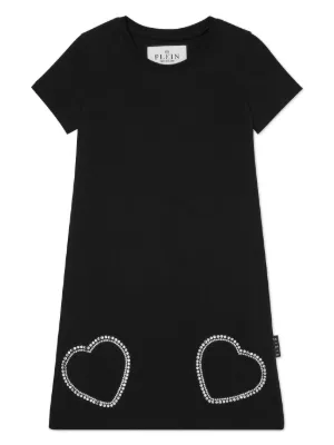 キッズワンピース・オールインワン PHILIPP PLEIN LONG SLEEVE DRESS BEAR (2DV00KT_LDA4360100) Philipp Plein Kids