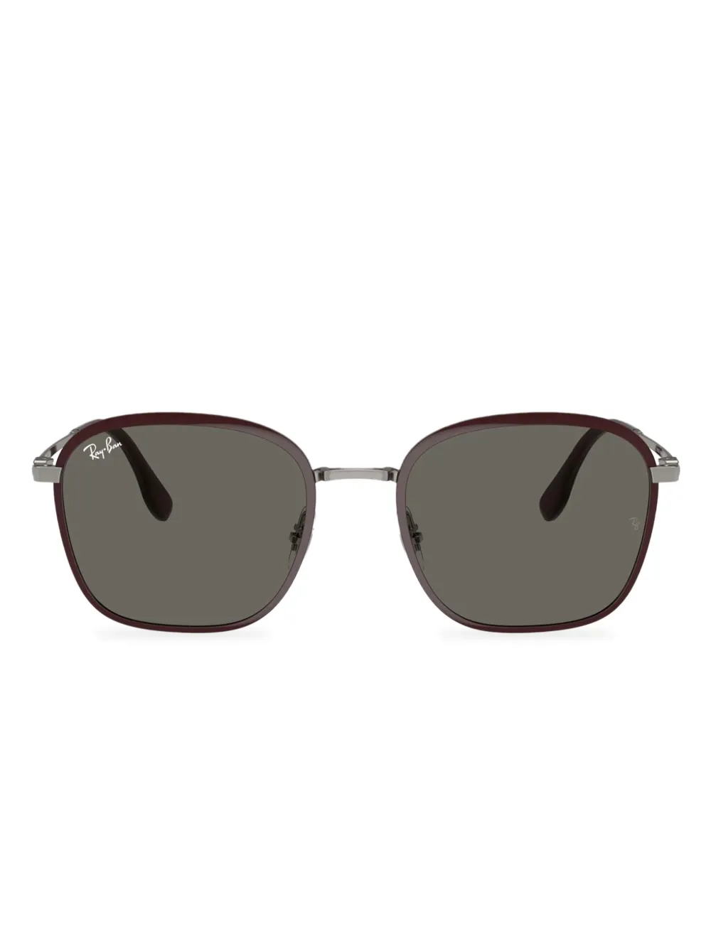 Ray-Ban スクエアフレーム サングラス | ブラック | Image 1