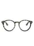 Ray-Ban Larry round-frame glasses - Black