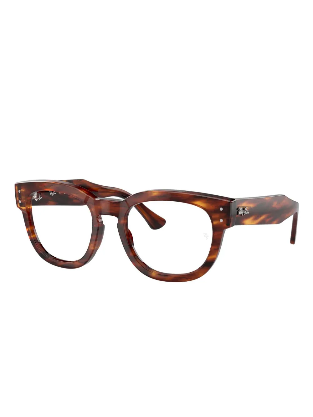 Ray-Ban 호크아이 라운드 프레임 안경 | 남성 | Image 2