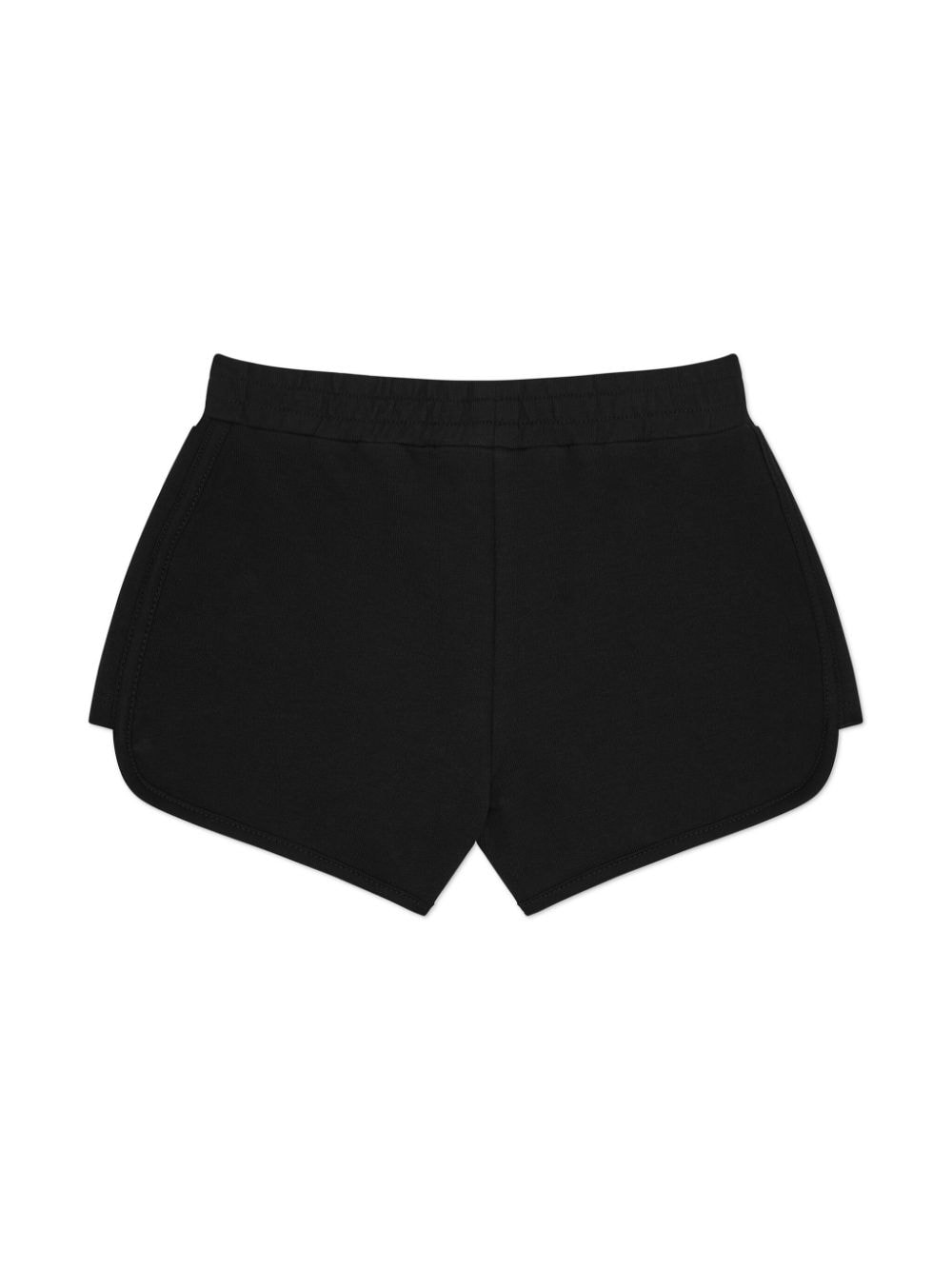 Shop Philipp Plein Teddy Bear Jersey Shorts In Black