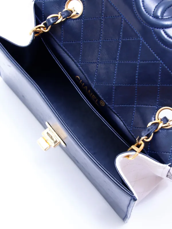 CHANEL Pre-Owned 1989-1991 キルティング ショルダーバッグ | ブルー