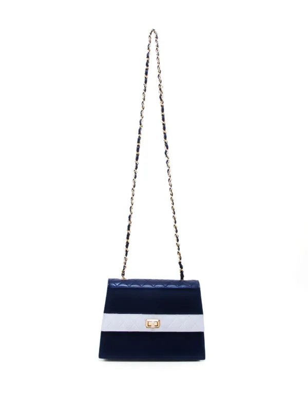CHANEL Pre-Owned 1989-1991 キルティング ショルダーバッグ | ブルー