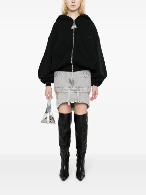 スカート THE ATTICO Denim Mini Skirt The Atticoのブルー Fay デニム ミニスカートがセール中