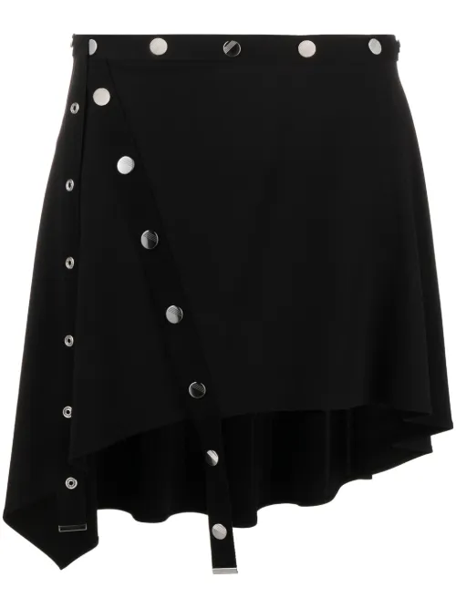 Minijupe asymétrique à boutons décoratifs - The Attico - Modalova