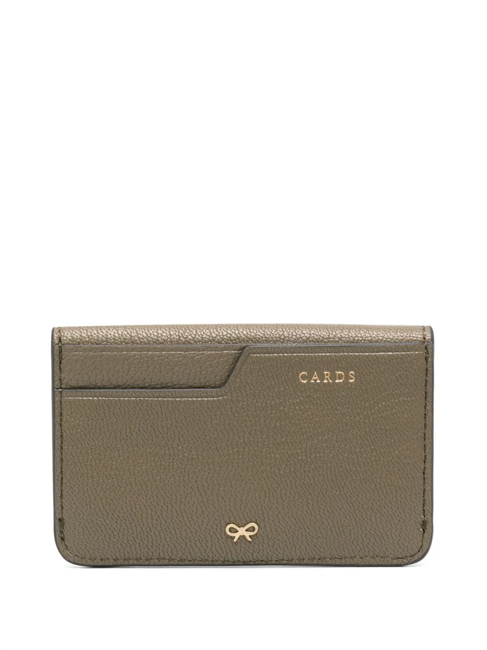 Anya Hindmarch Zany logo-plaque wallet - Groen