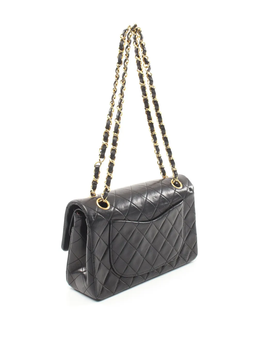 CHANEL Pre-Owned 1989-1991 Double Flap shoulder bag - Zwart
