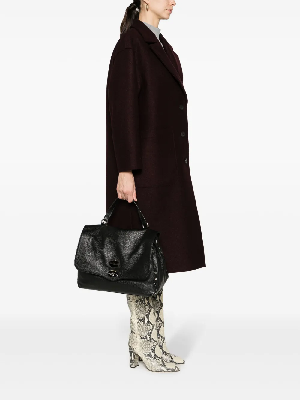 Zanellato Postina medium shopper - Zwart