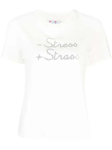 MC2 Saint Barth crystal-embellished cotton T-shirt 
