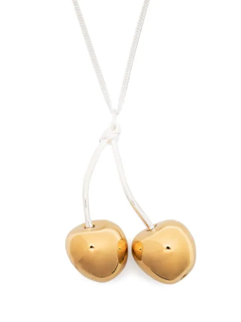 Jil Sander cherry pendant necklace