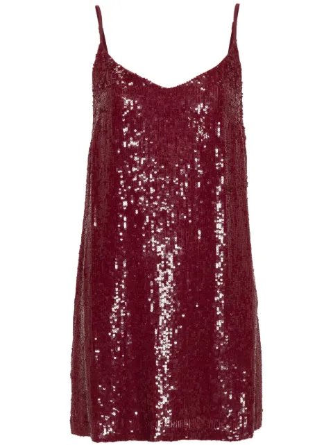 P.A.R.O.S.H. vestido corto bordado con lentejuelas