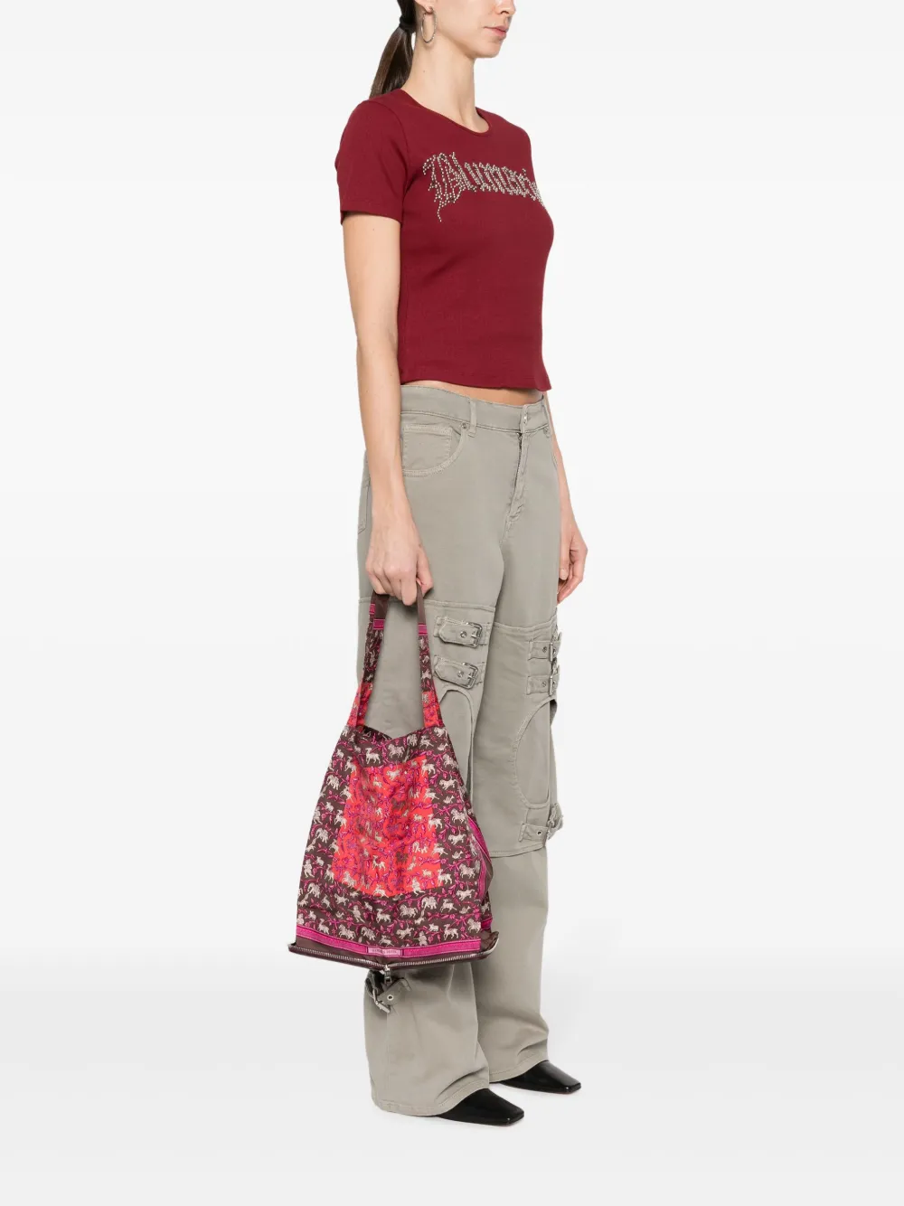 Hermès 2000s pre-owned Silky Pop handbag - Rood
