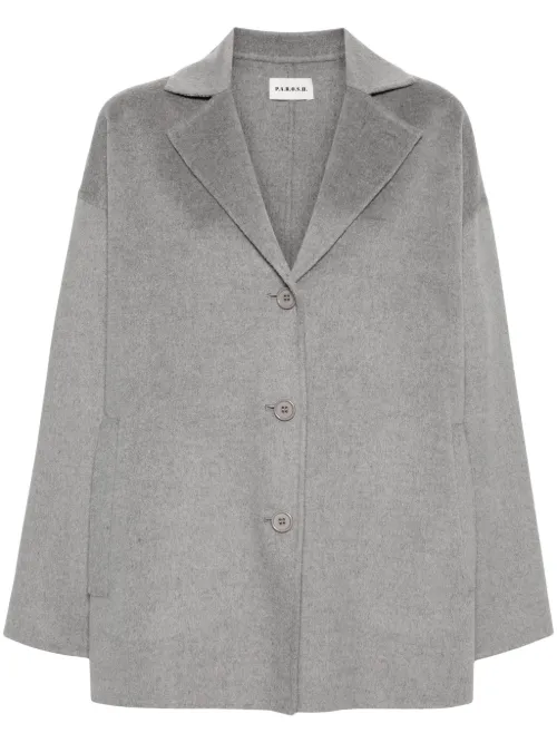 P.A.R.O.S.H. manteau Lam - Gris - P.A.R.O.S.H. - Modalova