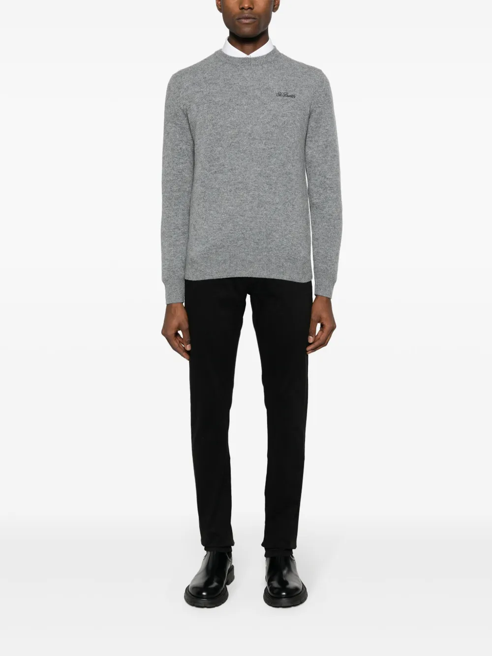 Incotex mid-rise skinny jeans - Zwart