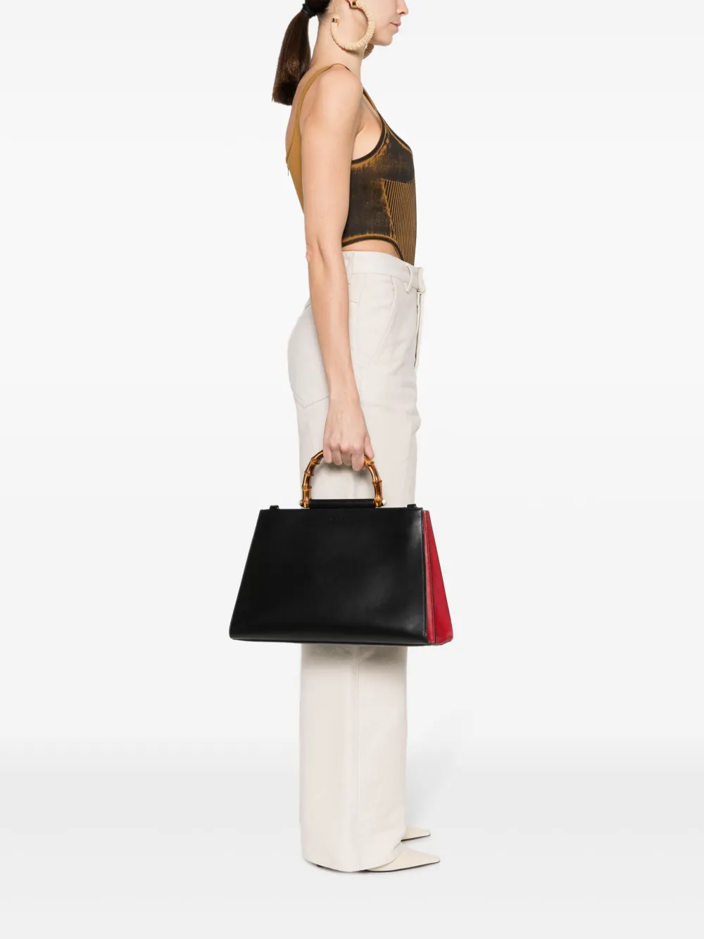 Gucci Pre-Owned 2017 medium Nymphaea tote bag - Zwart