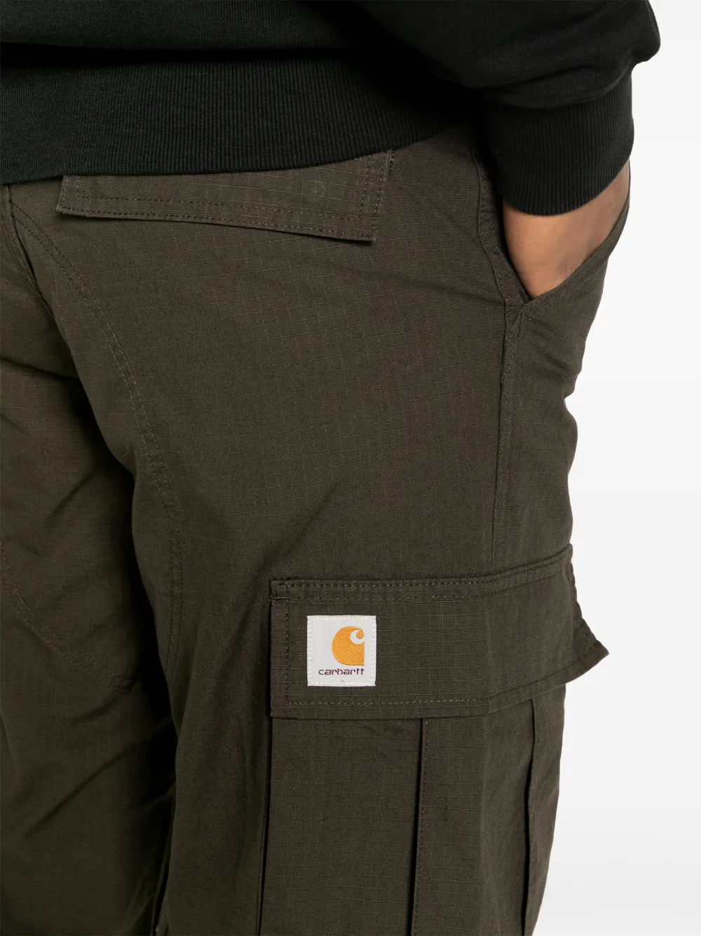 Carhartt WIP Straight cargo broek van ripstop Groen