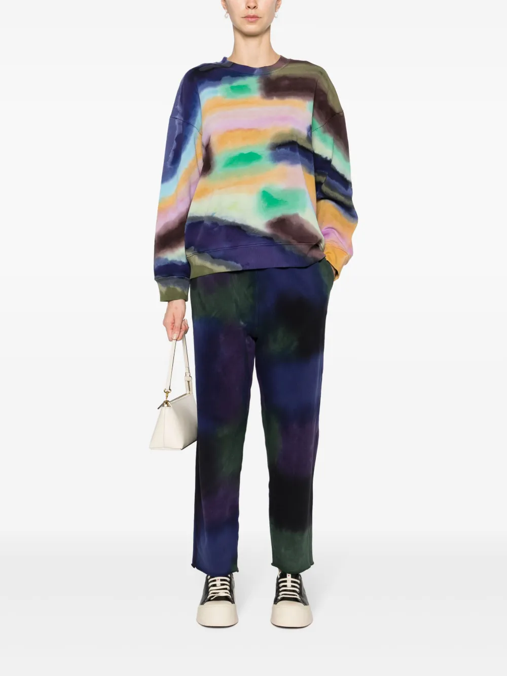 Raquel Allegra Katoenen trainingsbroek - Blauw