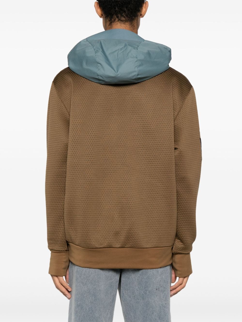 Shop The North Face X Undercover Soukuu Dotknit Hoodie In Brown
