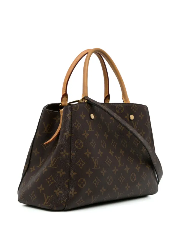 Louis Vuitton 2016 pre owned Monogram Montaigne MM two way Bag