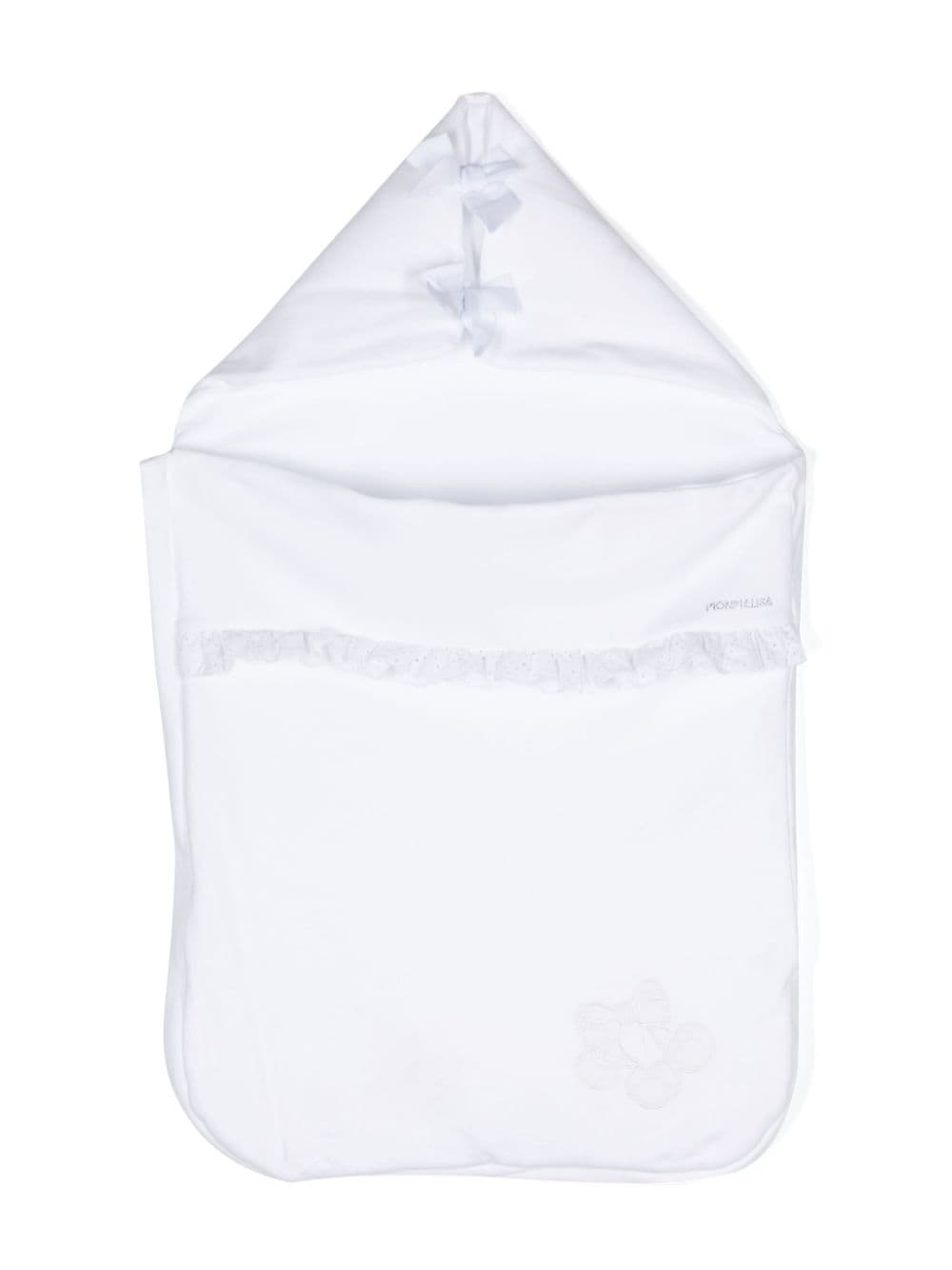 Monnalisa Cherry-patch Sleeping Bag In White