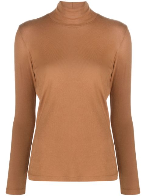 Raquel Allegra roll-neck cotton jumper