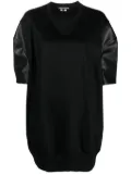 Junya Watanabe crew neck puff-sleeved T-shirt - Black